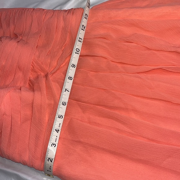 Strapless pink/coral size 2 dress - Picture 3 of 6
